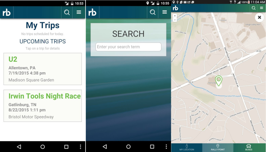 Rally Bus Crowdsourced Ride-Sharing & Charter Booking screenshot
